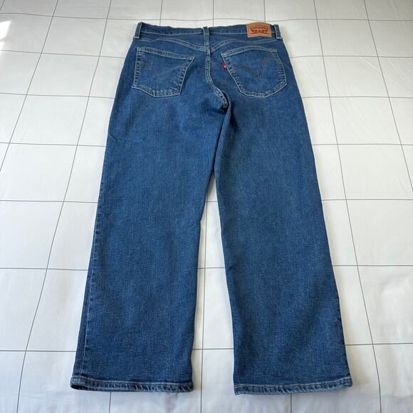 Levi's Blue Straight Leg Women's Jeans - Picture 2 of 14